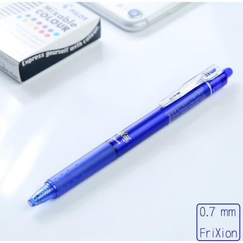 [Erasable Gel Pen] Japanese Pilot Gel Pen 0.5mm 0.7mm FriXion Ball Knock Erasable Ink School Student Pen LFBK-23EF 23F