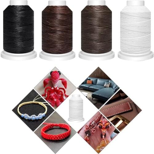Waxed String 1mm 77Yard Waxed Polyester Cord Wax Thread for DIY Leather Crafts