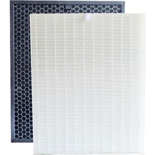 High Quality FU-888SV HEPA and Actived Carbon Filter For Sharp FU-P60S FU-888SV FU-4031NAS Air Purifier 39*31*3.5cm+39*31*1cm