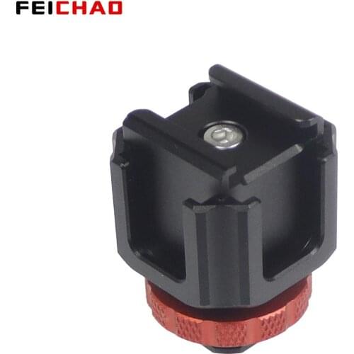 3 Cold Shoe Camera Mount Adapter Extend Port for Canon Nikon Pentax DSLR Cameras for Mic Microphone LED Video Fill Light Parts