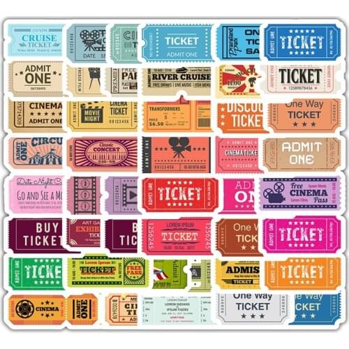 50Pcs Retro Stamp Stickers For Skateboard Phone Car Scrapbooking Luggage Waterproof Motorcycle Guitar DIY Craft PVC Kid Stickers