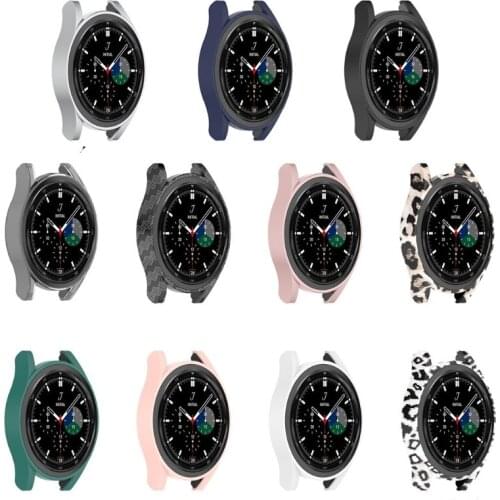 Case for samsung Galaxy watch 4 classic 46mm/42mm TPU Plated all-around bumper cover Screen protector Galaxy watch 4 44mm 40mm