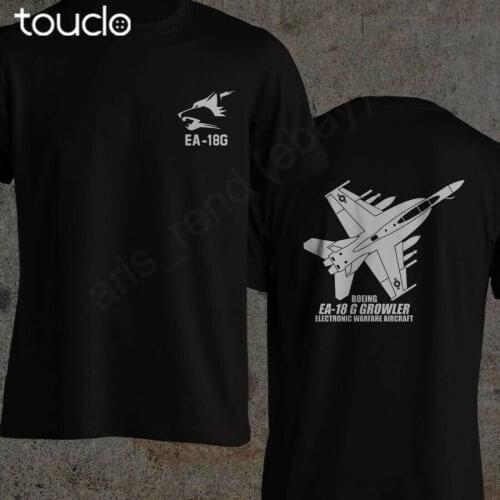 EA-18G Growler Shirt Electronic Warfare US Navy F/A-18F Super Hornet T-Shirt double sided