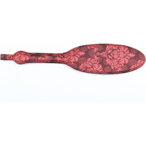 Erotic Sex Toys Bondage Whip Pattern Fetish Flogger Rose Red Adult Games Sex Spanking Paddle For Couples