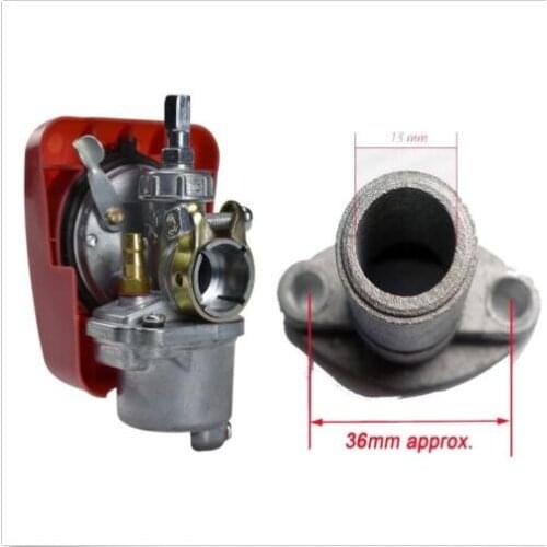 Carburetor Intake Manifold Mini 2 Stroke 47-49CC Pocket Pit Dirt Bike ATV Quad