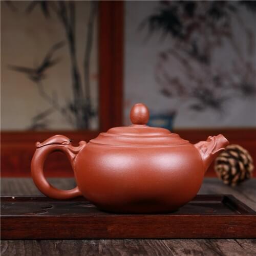 390ml Dragon ceramic teapot Yixing Zisha tea pot purple clay Dragon teapot pu'er black tea gift Wholesale Free shipping