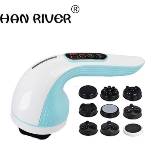 HANRIVER Multi-function powerful Rechargeable liposuction machine beauty body scraper Therapy slimming equipment Massager 2018