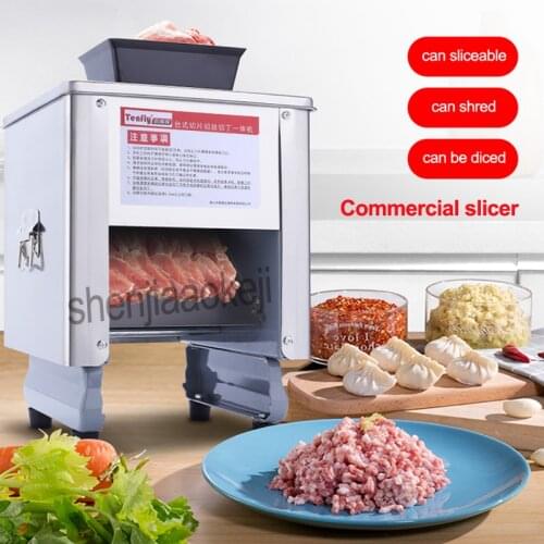 New upgrade meat slicer Home automatic vegetable cutting machine Commercial cut fish slice cutting machine Electric meat cutter