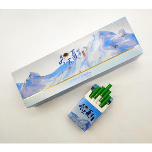 Quitte Smoke Artifact Ice Mint Flavor Cigarettes Made from Chinese Tea Cigarette Non-tobacco Products No Nicotine