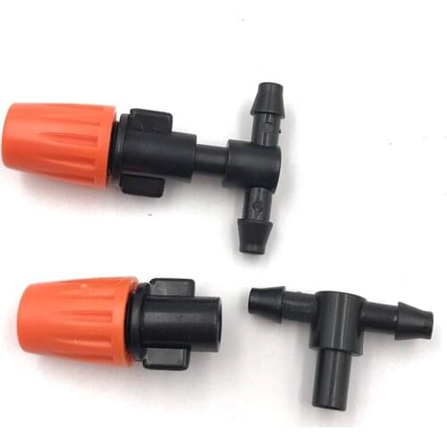 Sprinkler Garden Irrigation Micro Flow Dripper Drip Head Irrigation Sprinklers Water Sprinkler Head Garden Accessory 50/100pcs