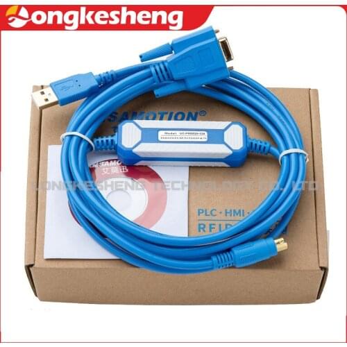 Compatible Delta AH DVP Series PLC DOP-B Series And TP Text Display Programming Cable IFD6601 UC-PRG020-12A