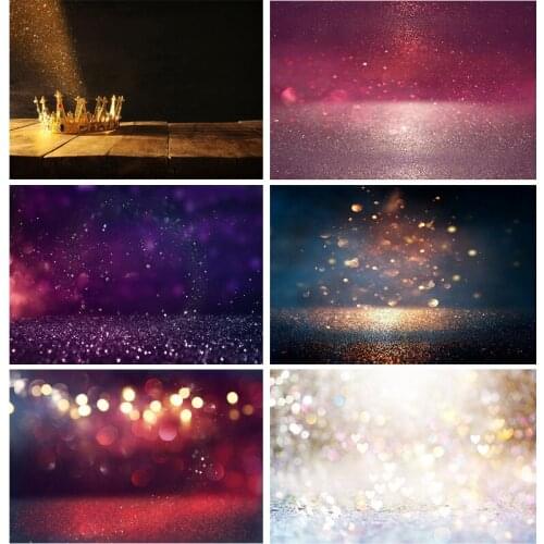 Vinyl Custom Photography Backdrops Prop Glitter Facula Light Spot Theme Photography Background 2021318GBT-11