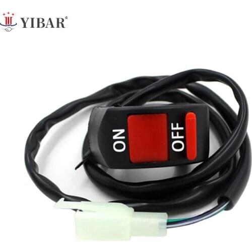 1PC New Universal 12V Motorcycle Handlebar Accident Hazard Light Switch on/off Button