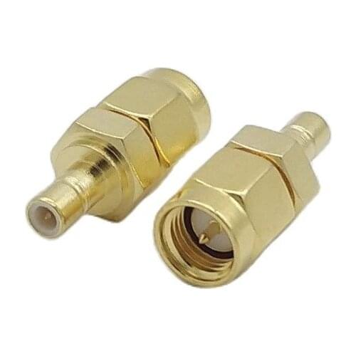 1PCS SMA to SMB adapter SMA Male Plug to SMB Male Goldplated RF Coax Connector Adapters Straight