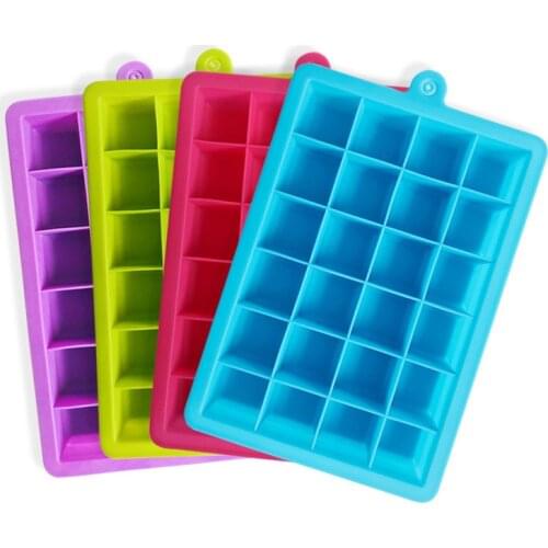 1pcs Honeycomb Ice Cube Tray 24 Cubes Silicone Ice Cube Maker Mold for Ice Cream Party Whiskey Cocktail Cold Drink