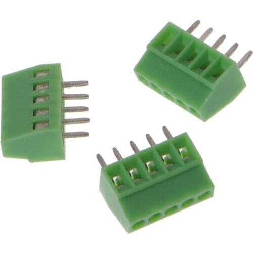 10 Pcs 2Pin-10Pin Screw PCB Mounted Terminal Blocks Connector 2.54mm Pitch Wholesale Dropshipping