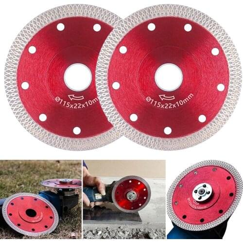 2Pcs 115mm Super Thin Porcelain Tile Ceramic Diamond Cutting Blade Disc for Dry Saw Marble Cutter Stone