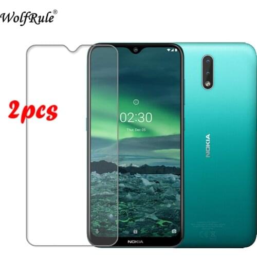2Pcs For Nokia 2.3 Glass For Nokia 2.3 Tempered Glass Film HD 9H Hard Screen Protector Protective Glass for Nokia 2.3 Flim 6.2"