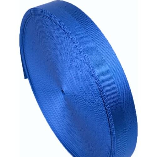 32mm Blue Color Herringbone Nylon Webbing Liman Ribbon Factory For Sale