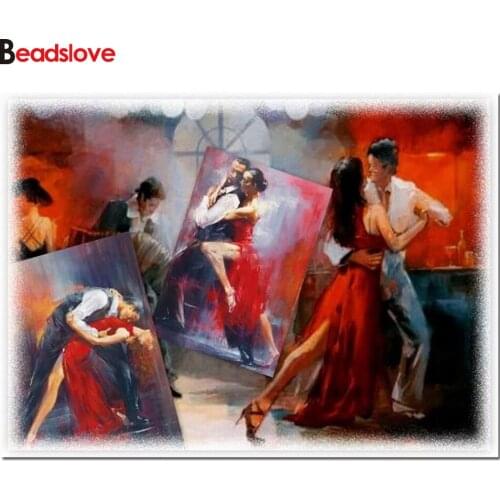 5d diy diamond painting Spain Dance,3d handmade,full square round diamond embroidery,ardently love gift,cross stitch kits