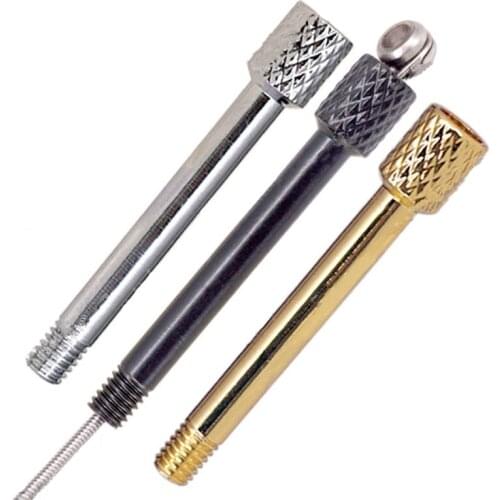 6Pcs/lot Brass Electric Guitar Tremolo Bridge Saddle Clamp Lock string Screw through Screw guitar accessories parts