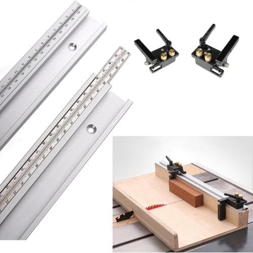 600/800mm Standard Aluminium T-track 45mm Width with Metric Scale Woodworking DIY Tool