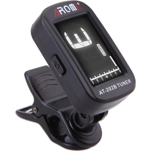 Aroma AT-202B Musical instruments LCD Digital chromatic guitar bass ukulele Guitar Tuner Guitar accessories Parts