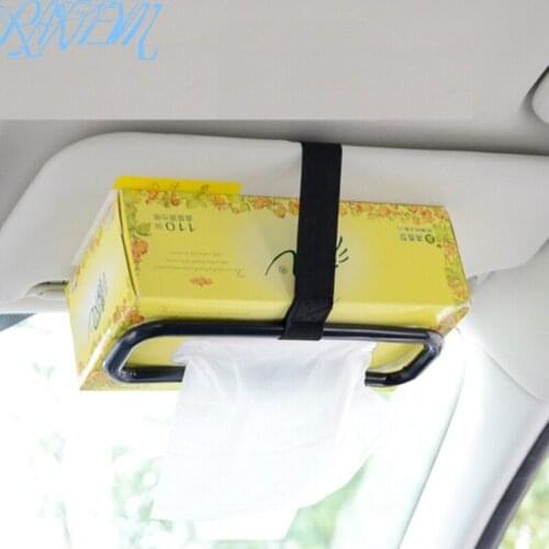 Auto Car Accessories Sun Visor Tissue Paper Box For SUZUKI S-cross Ertiga Swift jimny grand SX4 Vitara Kizashi Accessories