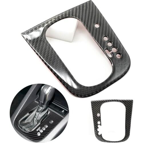 For VW Golf 6 MK6 2010 2011 2012 2013 Car Center Console Gear Shift Panel Frame Cover Carbon Fiber Decor