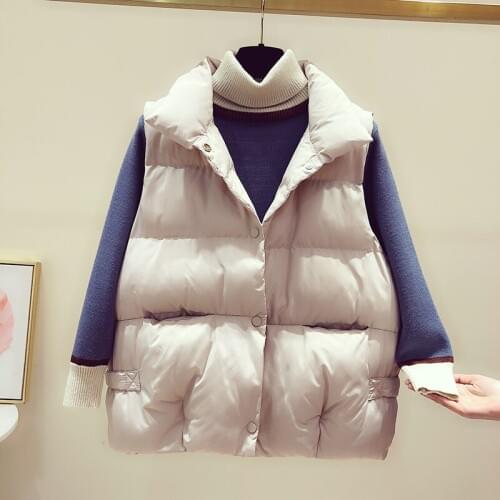 Cheap wholesale 2019 new autumn winter Hot selling womens fashion casual female nice warm Vest Outerwear FP3021