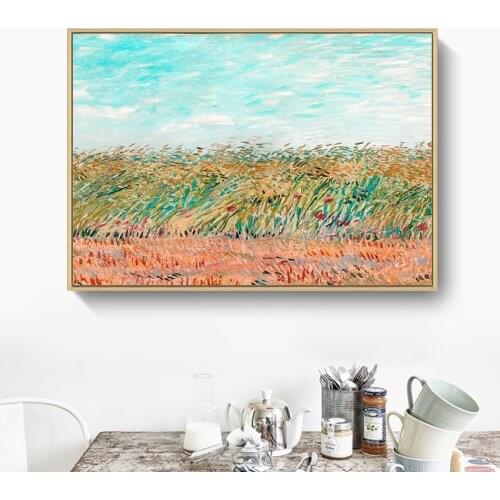 European Simple Painting Oil Painting Hometown Field Living Room Hotel Family Living Room Decoration Canvas Painting Wall Art