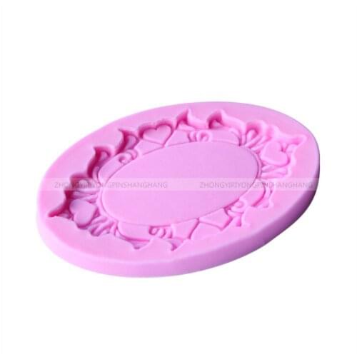 Oval Mirror Mold Turn Sugar Cake Mold D129