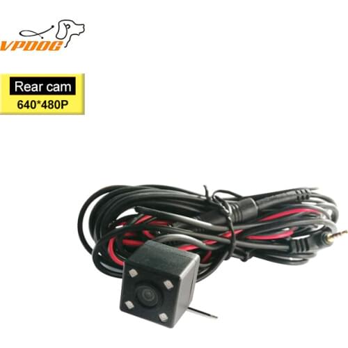 Dash cam rear camera 640*480P for combo GPS radar detector dash cam 1296P