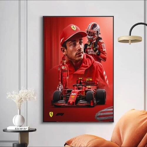 Charles 16 F1 Posters And Prints Ferraris Racing Sport Canvas Painting Nordic Wall Art Picture For Living Room Home Decoration
