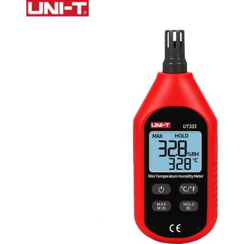 UNI-T UT333 UT333BT Mini Temperature Humidity Meter Indoor Outdoor Hygrometer Overload Indication LCD Backlight Hygromet