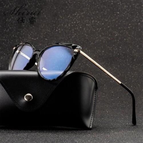 New Trends Office Anti Blue Light Oversized Glasses Computer Women Blue Blocking Gaming Big Size Men Eyeglasses Frame Pink Blue