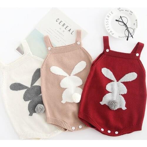 Newborn Baby Clothes Knitted Baby Romper Infant Baby Jumpsuit For Boys Cotton Pompom Baby Boy Girl Romper Toddler Jumpsuit