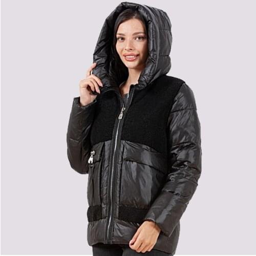 POARKAS Women's Down Jackets With Fur
