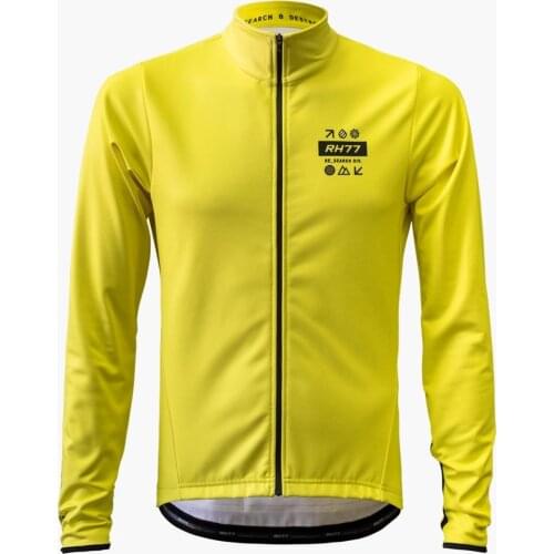 RH77 Winter Warm Long Sleeve Jackets Cycling Thermal Fleece Ciclismo Maillot Tenue Cycliste Homme Bicicleta Jersey Sportswear
