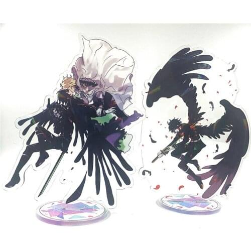 Japanese Anime Seraph Of The End Keychain Fashion Trends High Quality Acrylic Desk Decor Cosplay Standing Model Fans Souvenir