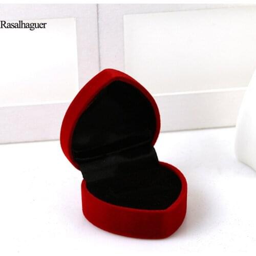 In Stock Luxury Wedding Ring Box Design Jewelry Organizer Storage Case Small Gift Box For Rings Special Marriage Boxes 10PCS/lot