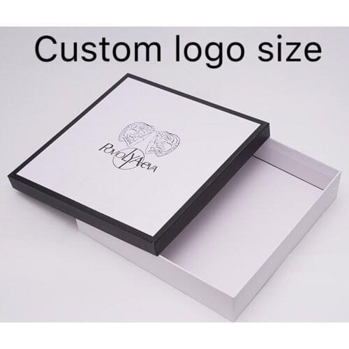 1000pcs /lots custom logo size paper box Wholesale Weding Gift Box Luxury Gift Custom Packaging Boxes Necklace Bracelet