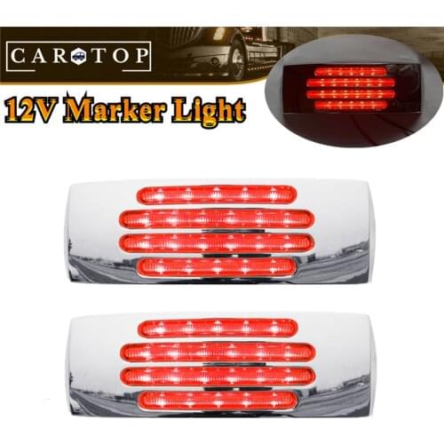 2PCS Trailer Lights LED Lamp 12 v Side Marker Light Downlight Truck LED Side Marker Rear Truck Lights 12v Lights For Trailer