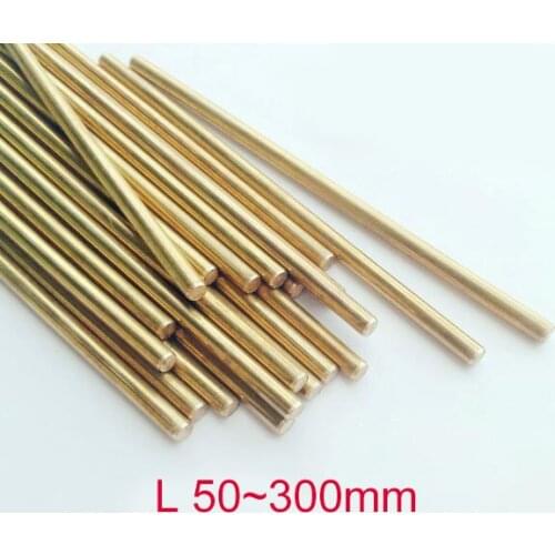 20Pcs 3mm Brass Rod Solid Shaft Length 50-300mm Car Model Metal Drive Axle Short/Long Shaft Linkage For DIY Toys RC Models