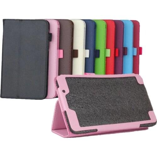 30PCS/Lot Litchi Stand PU Leather Case For Samsung Galaxy Tab A 7.0 T280 Flip Cover By DHL