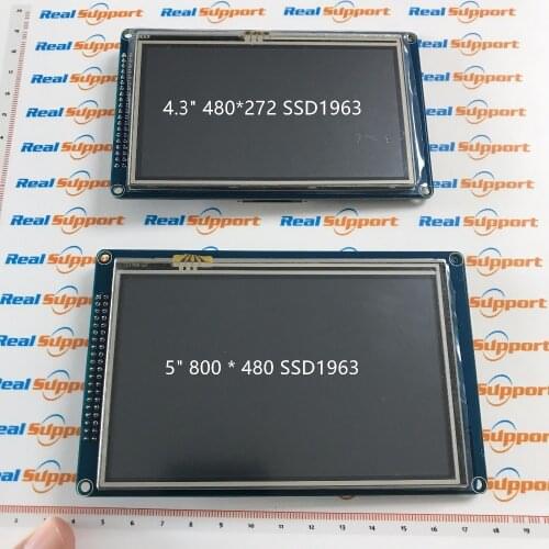 5" 5inch 800*480 TFT LCD touch screen display module panel with SD card 51/AVR/STM32 driver SSD1963
