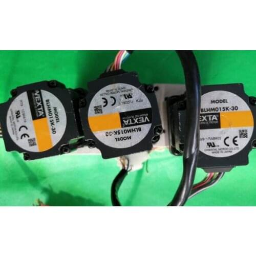 BLHM015K-30(30:1) stepper motor , used in good condition . 80% appearance new , good working , free shipping