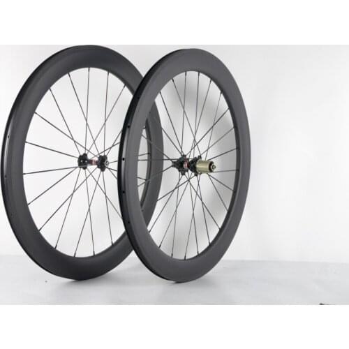 Superteam Road Bike Wheels U Shape Clincher Wheelset 700C 60mm 25mm width