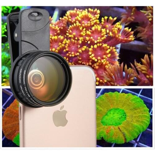 DS deep sea 3 cylinder cylinder lens filter with macro lens mirror Coral Sea God.macro lens sea god mirror Coral Sea