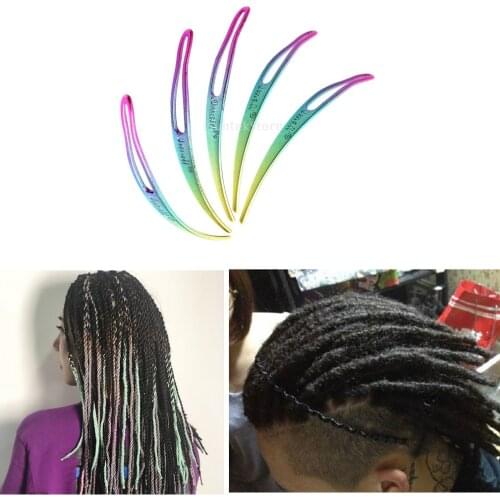 5 Pcs Dreadlocks Tool, Interlocking Tools for Micro, Small, Medium And Big Locs